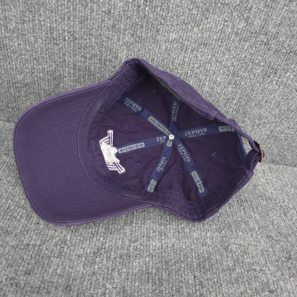 Washington Huskies Hat Cap Strap Back Adjustable Purple NCAA Football Zephyr Men
